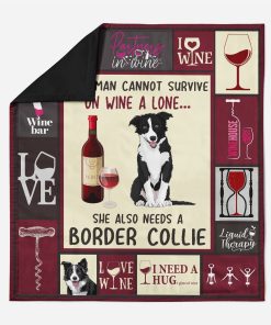 Gearhuman 3D She Also Needs A Border Collie Quilt