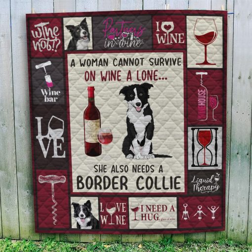 Gearhuman 3D She Also Needs A Border Collie Quilt - Image 2