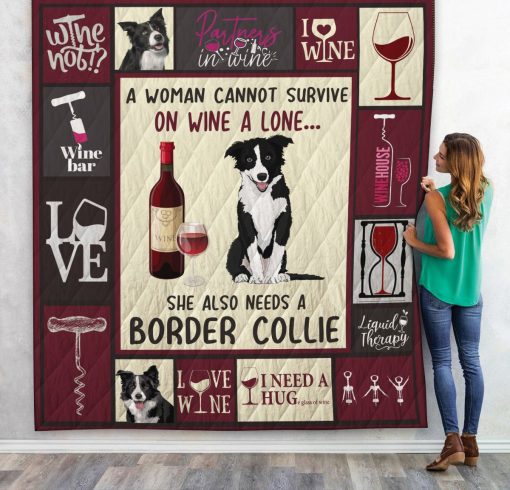 Gearhuman 3D She Also Needs A Border Collie Quilt - Image 3