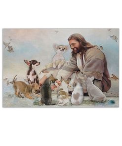 Gearhuman 3D God And His Chihuahua Canvas