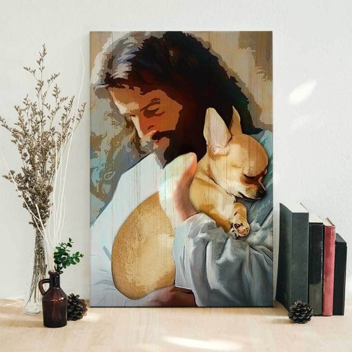 Gearhuman 3D God And His Chihuahua Canvas - Image 3