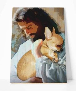 Gearhuman 3D God And His Chihuahua Canvas