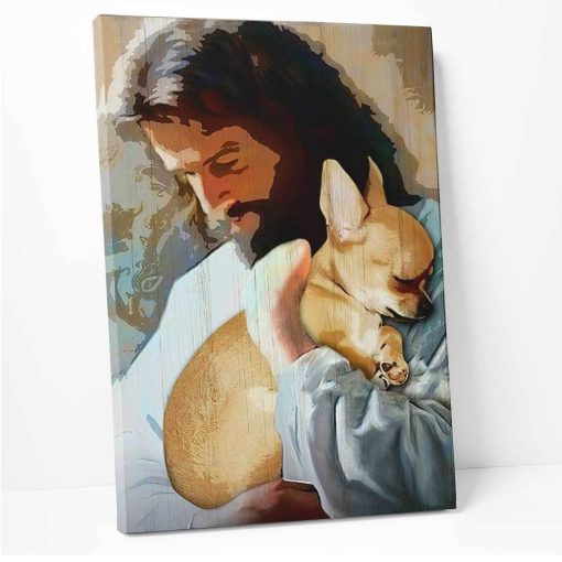 Gearhuman 3D God And His Chihuahua Canvas - Image 2