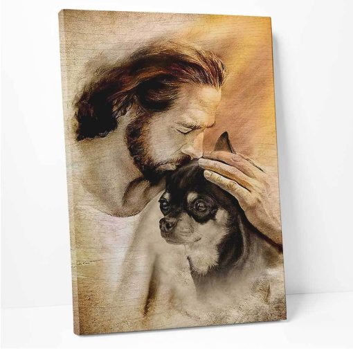 Gearhuman 3D God And His Chihuahua Canvas - Image 2