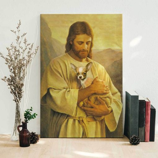 Gearhuman 3D God And His Chihuahua Canvas - Image 3