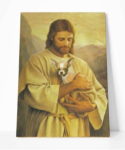 Gearhuman 3D God And His Chihuahua Canvas