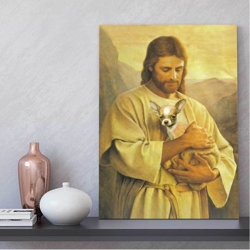 Gearhuman 3D God And His Chihuahua Canvas - Image 5