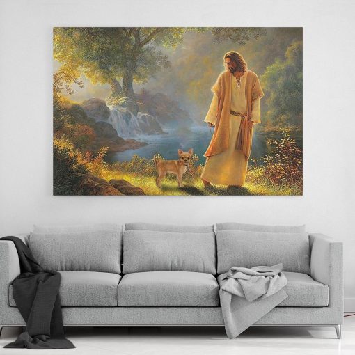 Gearhuman 3D God And His Chihuahua Canvas - Image 5