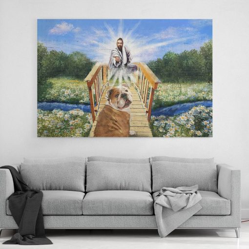 Gearhuman 3D God And His Bulldog Canvas 5 Gearhuman 3D God And His Bulldog Canvas - Image 5