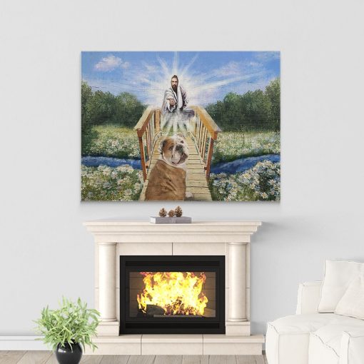 Gearhuman 3D God And His Bulldog Canvas 3 Gearhuman 3D God And His Bulldog Canvas - Image 3