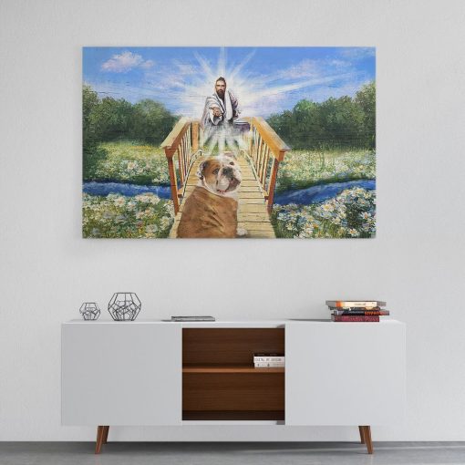 Gearhuman 3D God And His Bulldog Canvas 4 Gearhuman 3D God And His Bulldog Canvas - Image 4