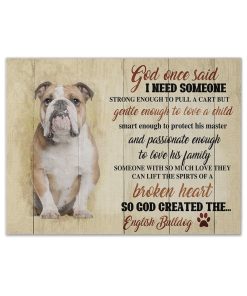 Gearhuman 3D How God Create A Bulldog Canvas