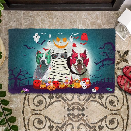 Gearhuman 3D Halloween Bulldogs Doormat - Image 3