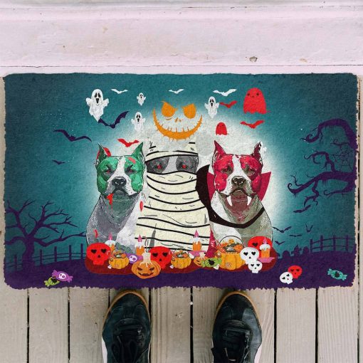 Gearhuman 3D Halloween Bulldogs Doormat - Image 4
