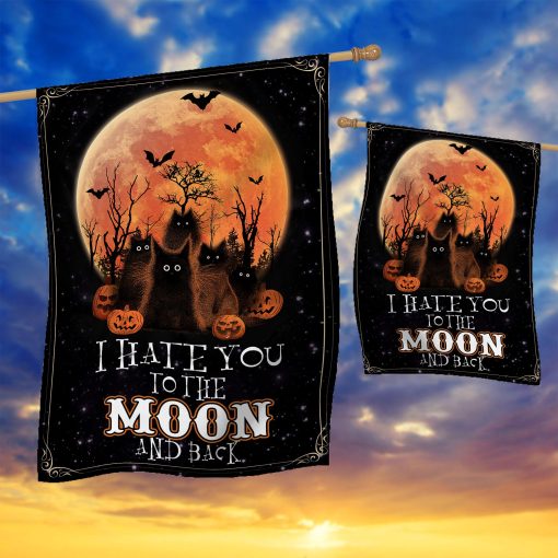 Gearhuman 3D I Hate You To The Moon And Back Flag - Image 2