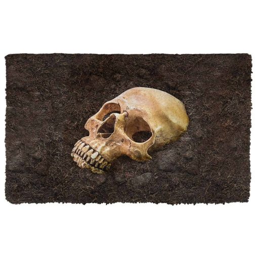 Gearhuman 3D Skull Bury Underground Doormat