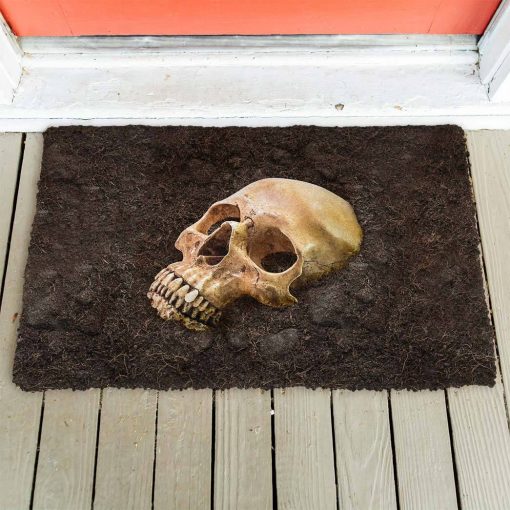 Gearhuman 3D Skull Bury Underground Doormat