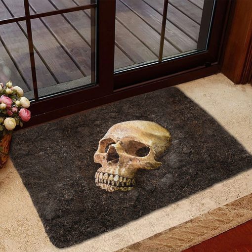Gearhuman 3D Skull Bury Underground Doormat