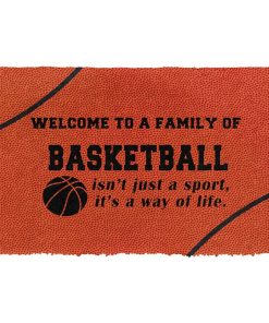 Gearhuman Basketball Family Doormat