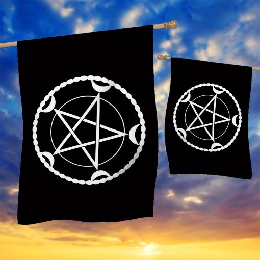 Gearhuman 3D Wicca Pentacle House Flag - Image 4