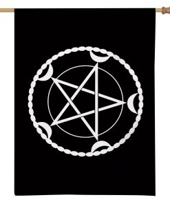 Gearhuman 3D Wicca Pentacle House Flag