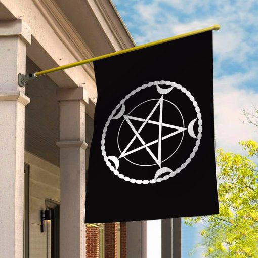 Gearhuman 3D Wicca Pentacle House Flag - Image 3