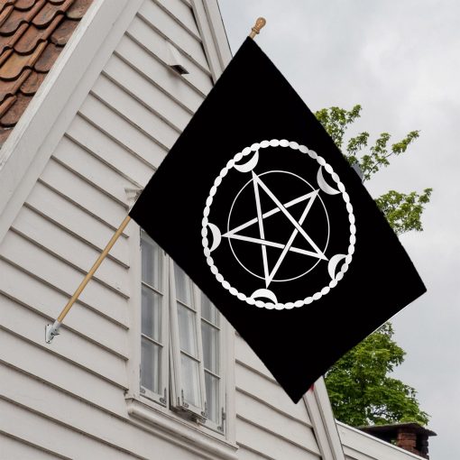 Gearhuman 3D Wicca Pentacle House Flag - Image 2