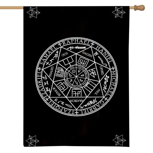 Gearhuman 3D Witchcraft Talisman Wicca House Flag