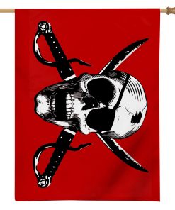 Gearhuman 3D Red Pirates Flag