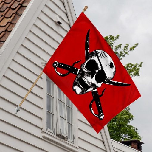 Gearhuman 3D Red Pirates Flag - Image 2