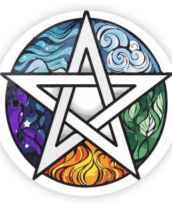 Gearhuman 3D The Five Elements Pentagram Round Rug