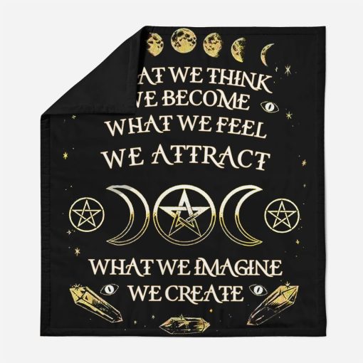 Gearhuman 3D What We Think We Become What We Feel Quilt