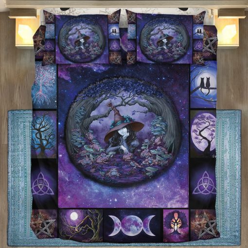 Gearhuman 3D Tree Of Life Wicca Bedding Set - Image 4