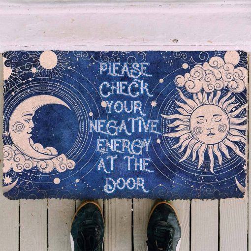 Gearhuman 3D Please Check Your Negative Energy At The Door Doormat - Image 5