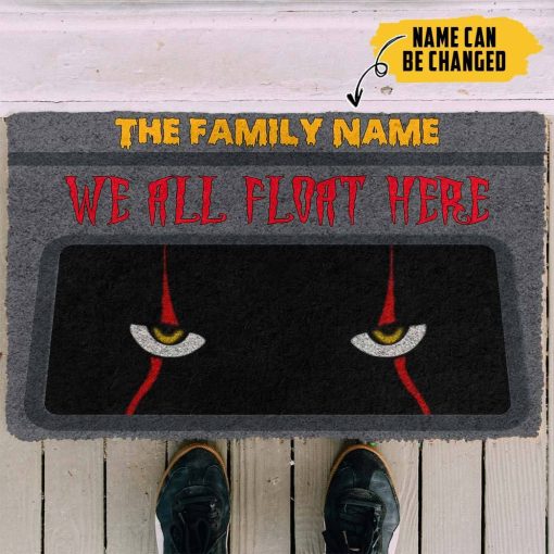 gearhuman 3D We All Float Here Halloween Custom Name Doormat 6 gearhuman 3D We All Float Here Halloween Custom Name Doormat - Image 5