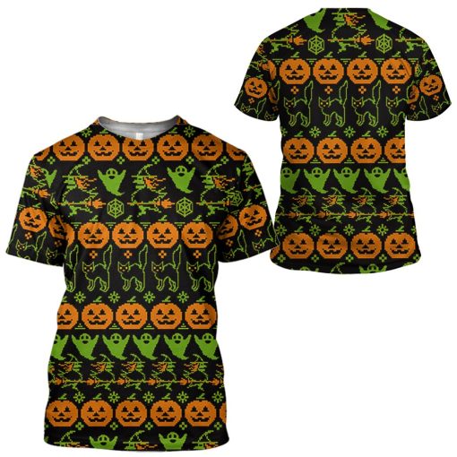 Gearhuman 3D Ugly Halloween Tshirt Hoodie Apparel - Image 7