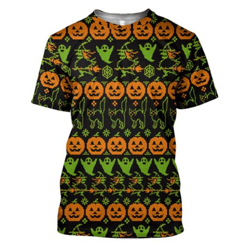 Gearhuman 3D Ugly Halloween Tshirt Hoodie Apparel - Image 3
