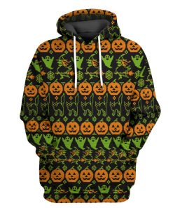 Gearhuman 3D Ugly Halloween Tshirt Hoodie Apparel