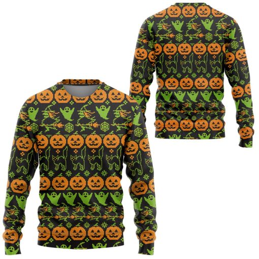 Gearhuman 3D Ugly Halloween Tshirt Hoodie Apparel - Image 6