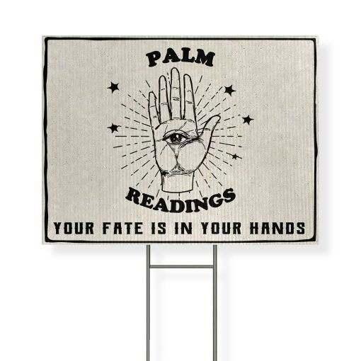 Gearhuman 3D Your Fate Is In Your Hand Yard Sign