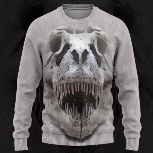 Gearhuman 3D T-rex Skull Tshirt Hoodie Apparel - Image 10