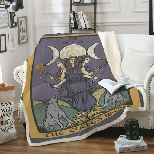 Gearhuman 3D Triple Moon Goddess of Witchcraft Hecate Blanket - Image 2