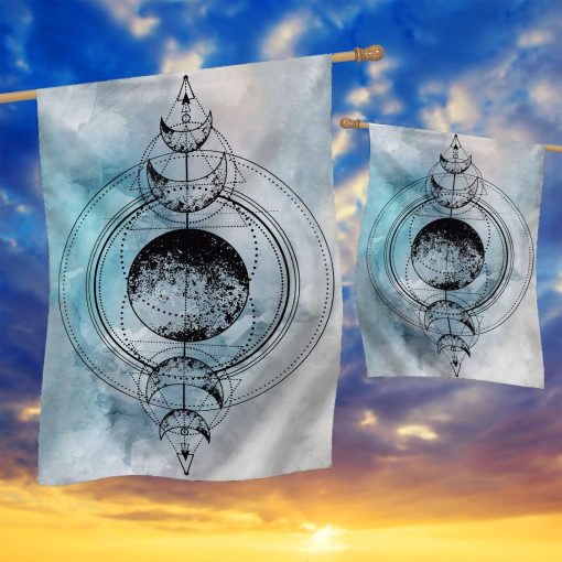 Gearhuman 3D White Triple Goddess Wicca Flag - Image 3
