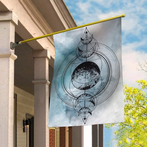 Gearhuman 3D White Triple Goddess Wicca Flag - Image 4