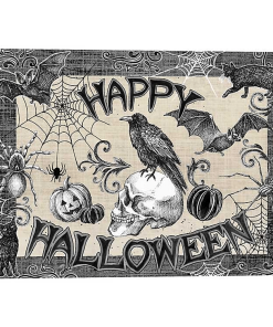 Gearhuman 3D Happy Halloween Carpet