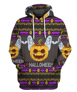 Gearhuman 3D I Love Halloween Ugly Tshirt Hoodie Apparel