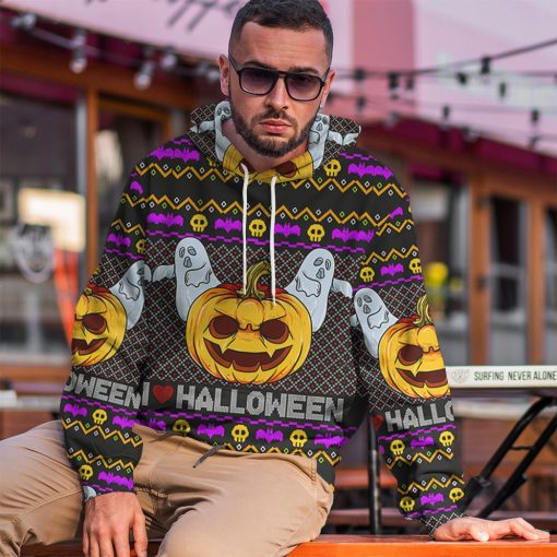 Gearhuman 3D I Love Halloween Ugly Tshirt Hoodie Apparel - Image 13