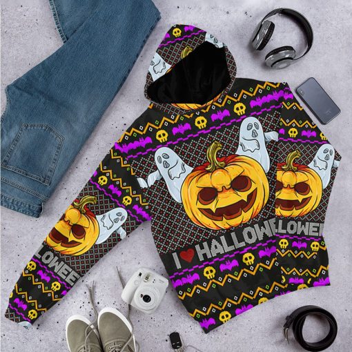 Gearhuman 3D I Love Halloween Ugly Tshirt Hoodie Apparel - Image 12