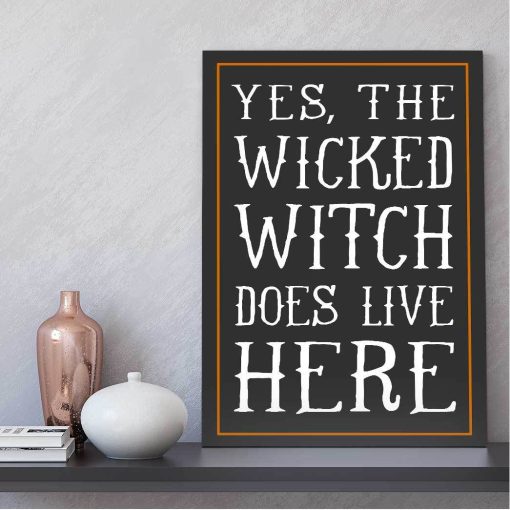 Gearhuman 3D Wicked Witch Does Live Here Canvas - Image 6
