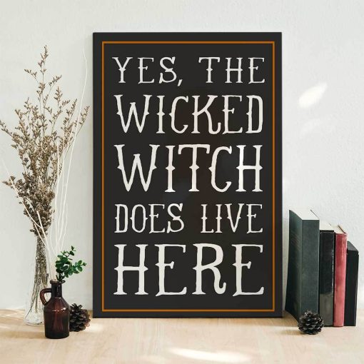 Gearhuman 3D Wicked Witch Does Live Here Canvas - Image 3